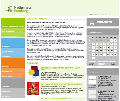 Startseite Mediennetz Hamburg
