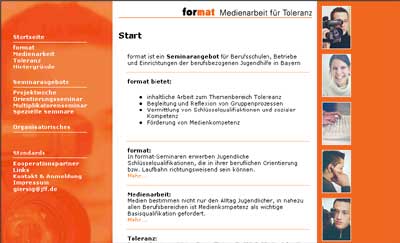 Startseite von format.jff.de