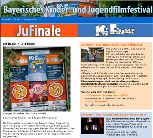 JuFinale 2005: Portal für kinder- und Jugendfilmfestival
