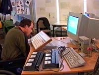 Bedienung des PC mit dem Mund